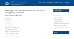 Desktop Screenshot of ecs-awma.org